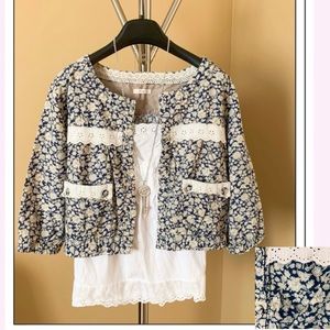 3/4 Length Sleeve Cropped Coat